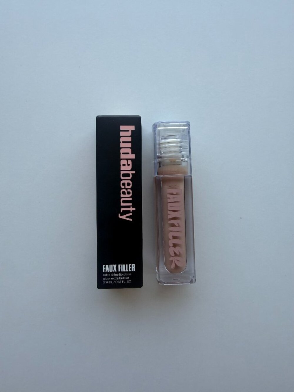HUDA BEAUTY Faux Filler Extra Shine Lip Gloss - LightCealer